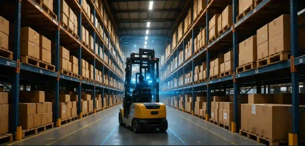 Warehouse RFID inventory operation